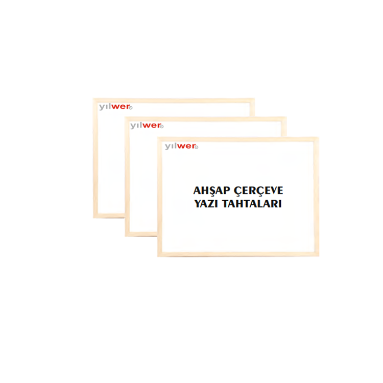 Ahşap Çerçeve Yazı Tahtaları - 30x45 cm, 45x60 cm ve 60x90 cm 